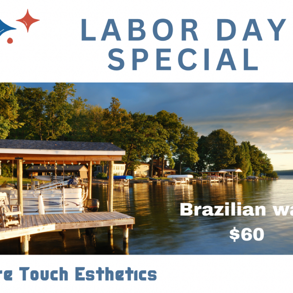 Labor Day Brazilian Wax Special at Bare Touch Esthetic’s in Okmulgee, OK