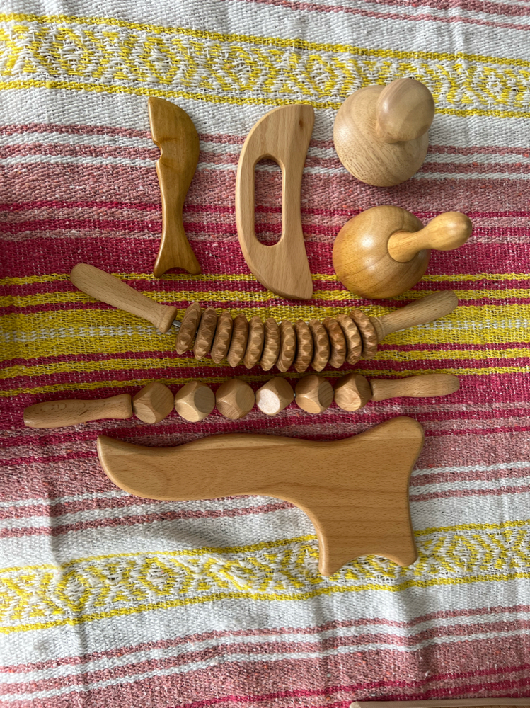 Wood Therapy Session