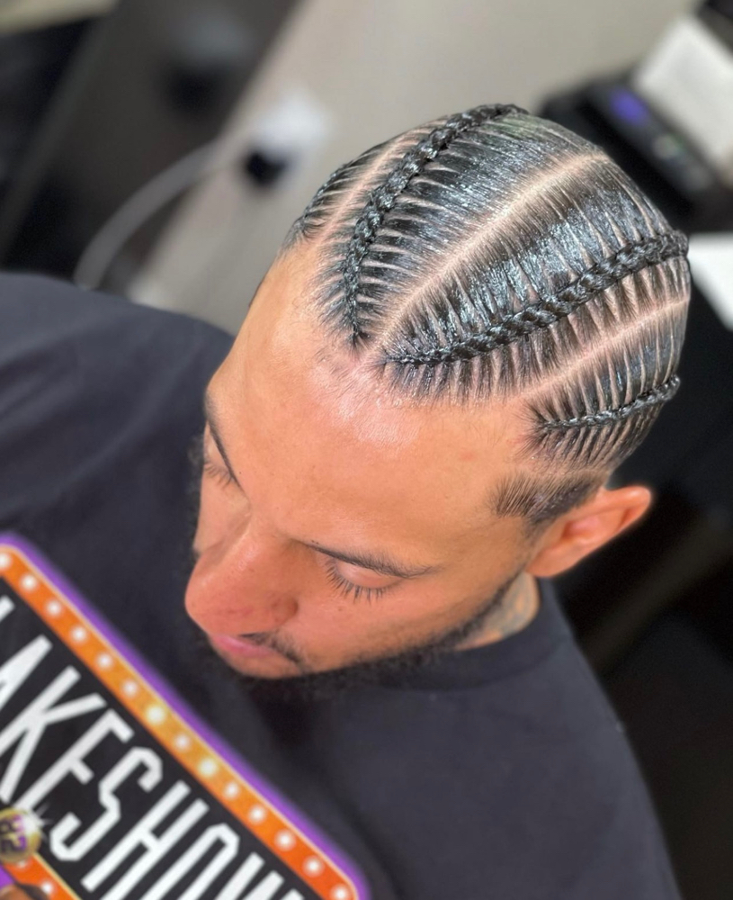 4 Straight Backs - Full Head