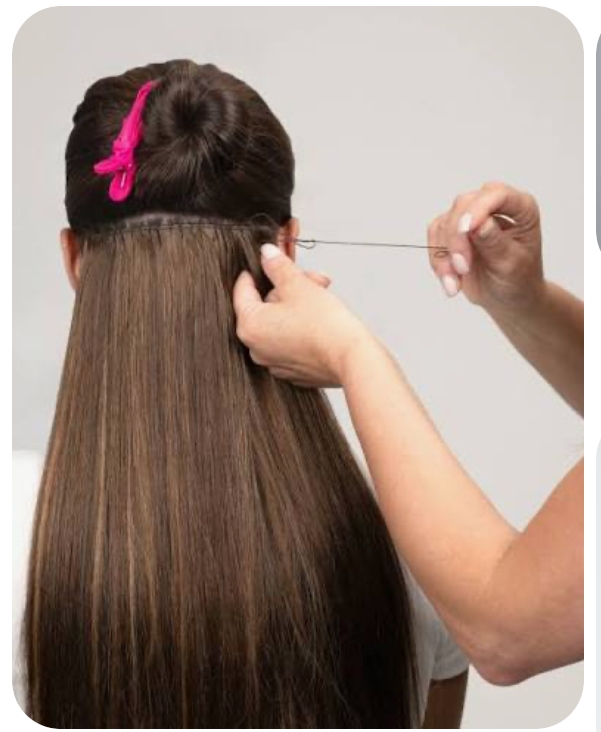Sew In Weft Extension at Anna at Create Hair Lounge in Kent, WA