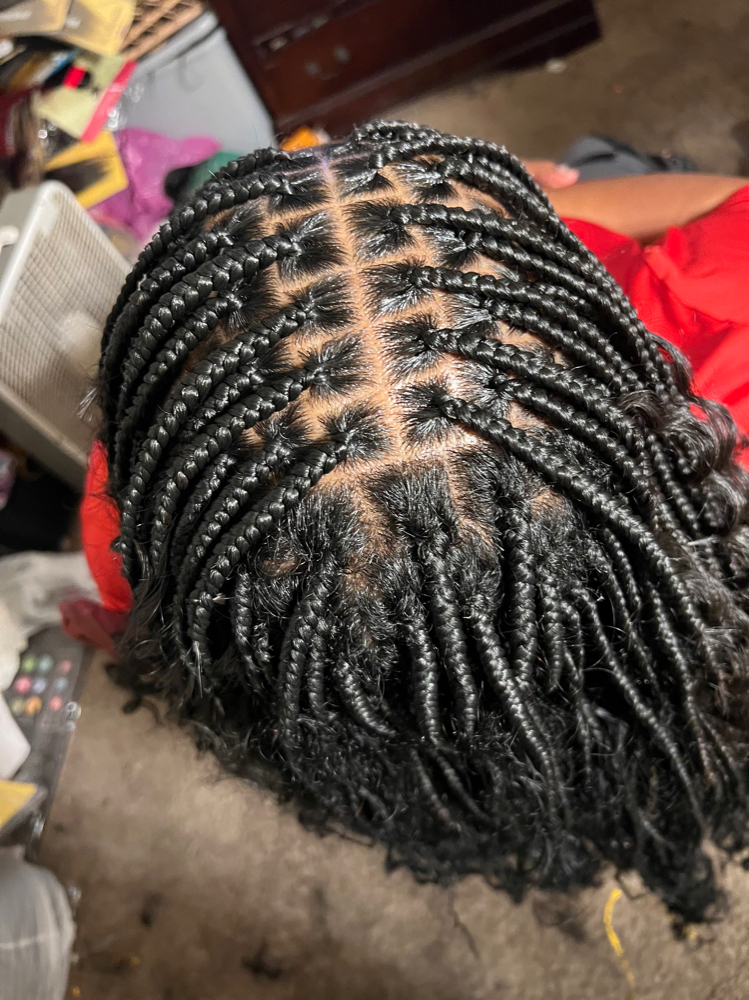 knotless touch up