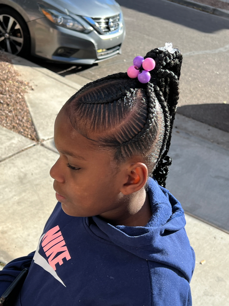 Kids Large Stitch Braids.