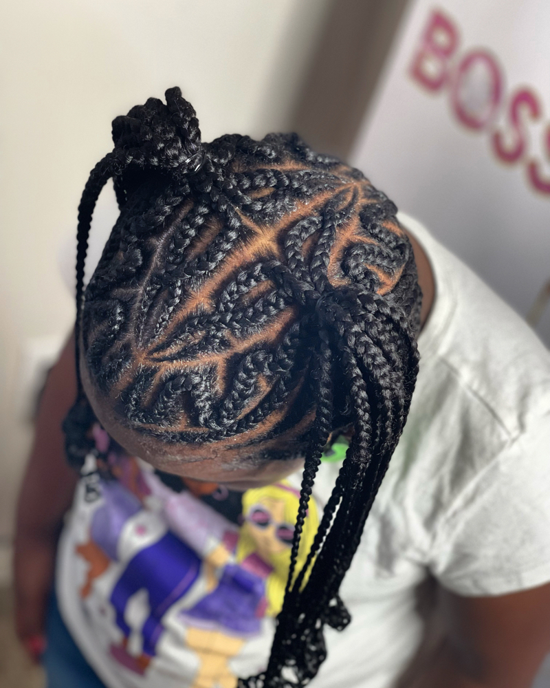 Kids Free Styled Ponytails