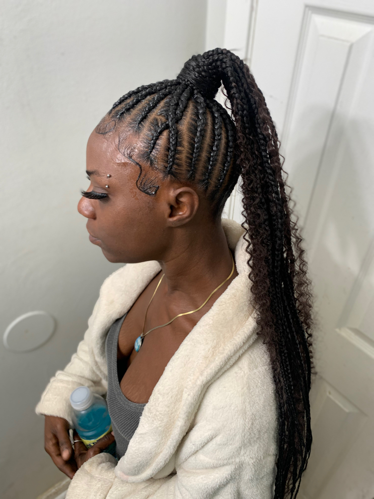 Boho Stitch Ponytail