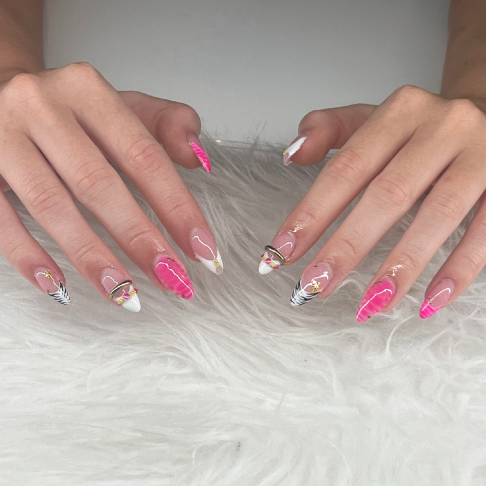 Shape- Almond at NailsbyAlani in Marion, IN