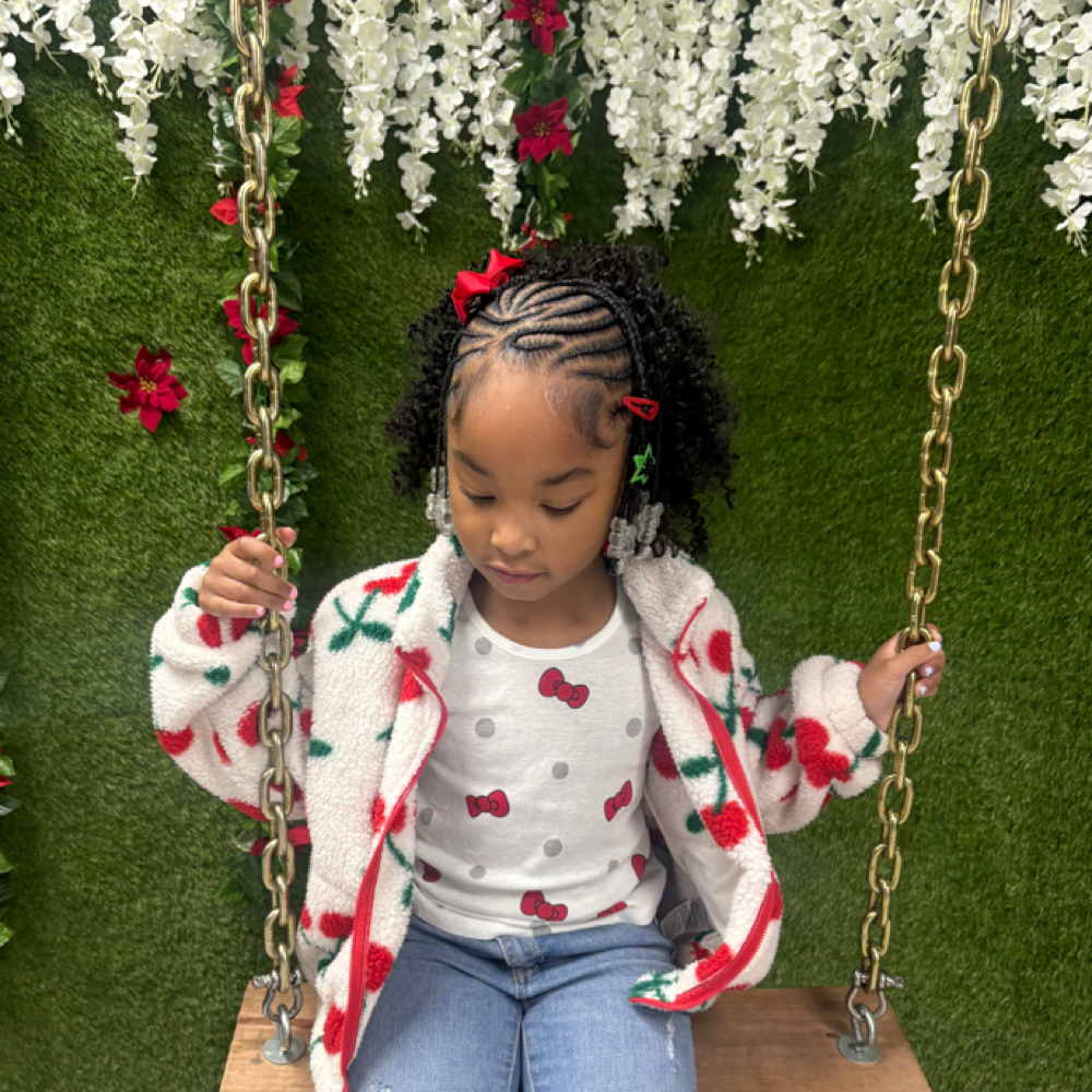 Half Braids x Half Curls at Stylistic Beauty in St. Ann, MO