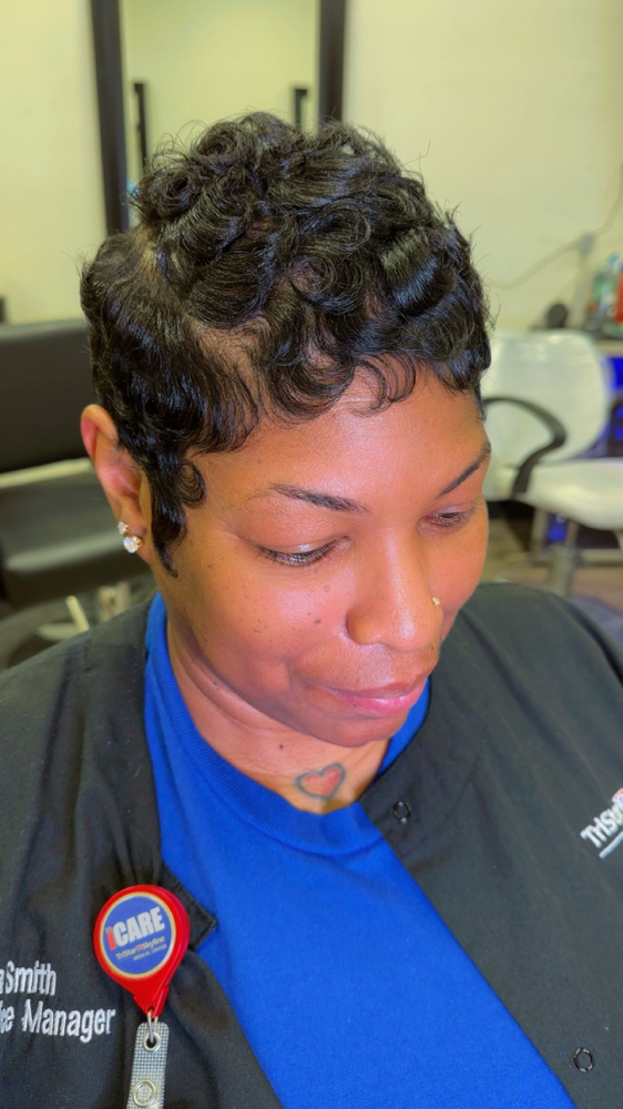 Virgin Relaxer , Cut & Style at Textures Salon in Madison, TN