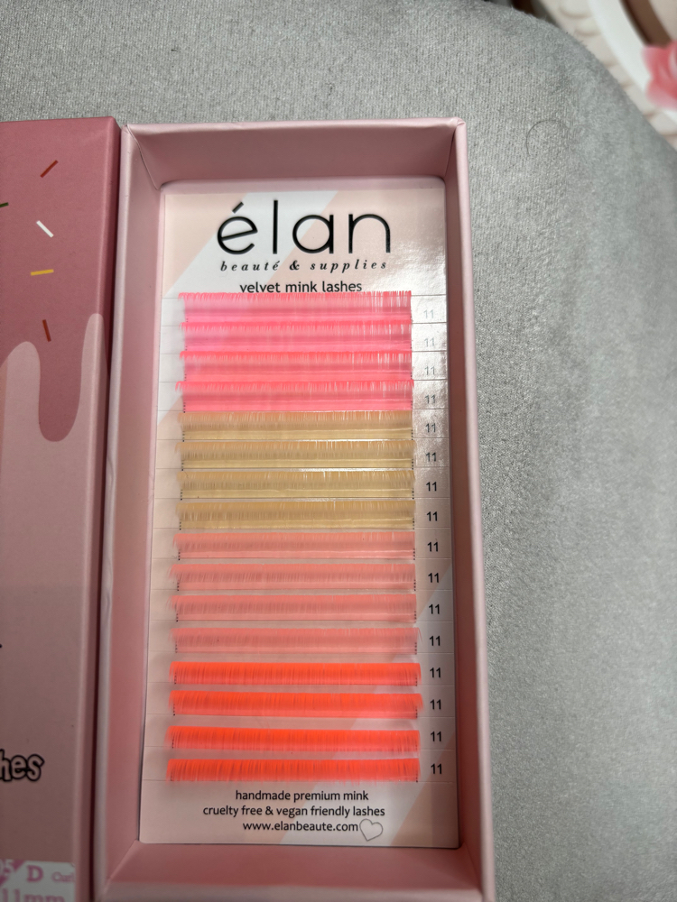 Add On Colored Lashes