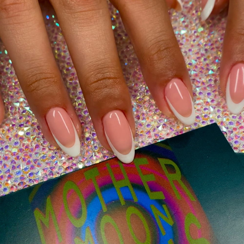 French Tips at Mother Moon Manis LLC in Elkhart, IN