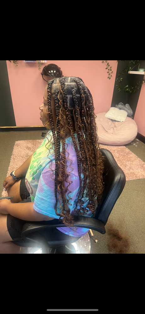 Large Goddess Knotless Braids
