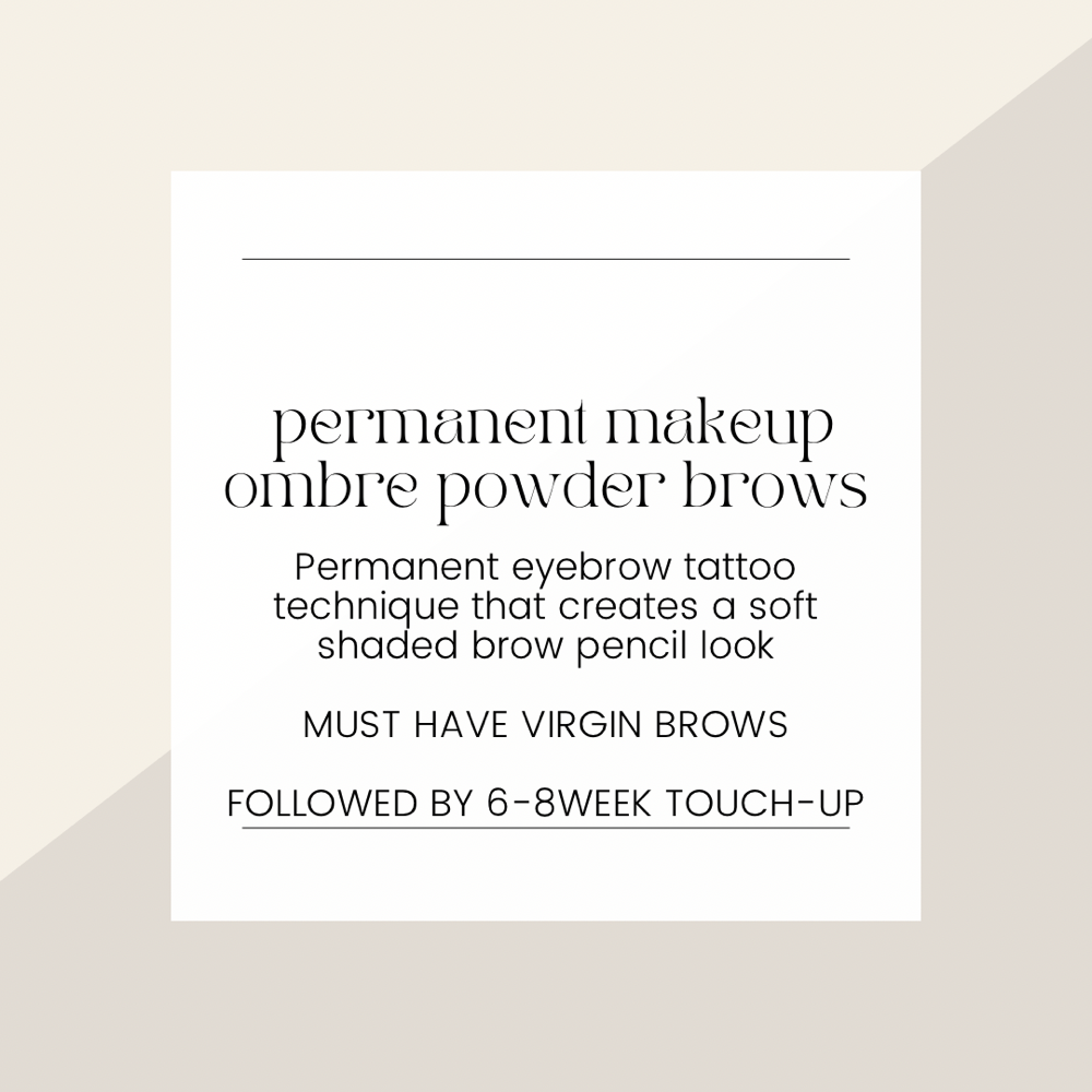 PMU—Ombre Powder Brows