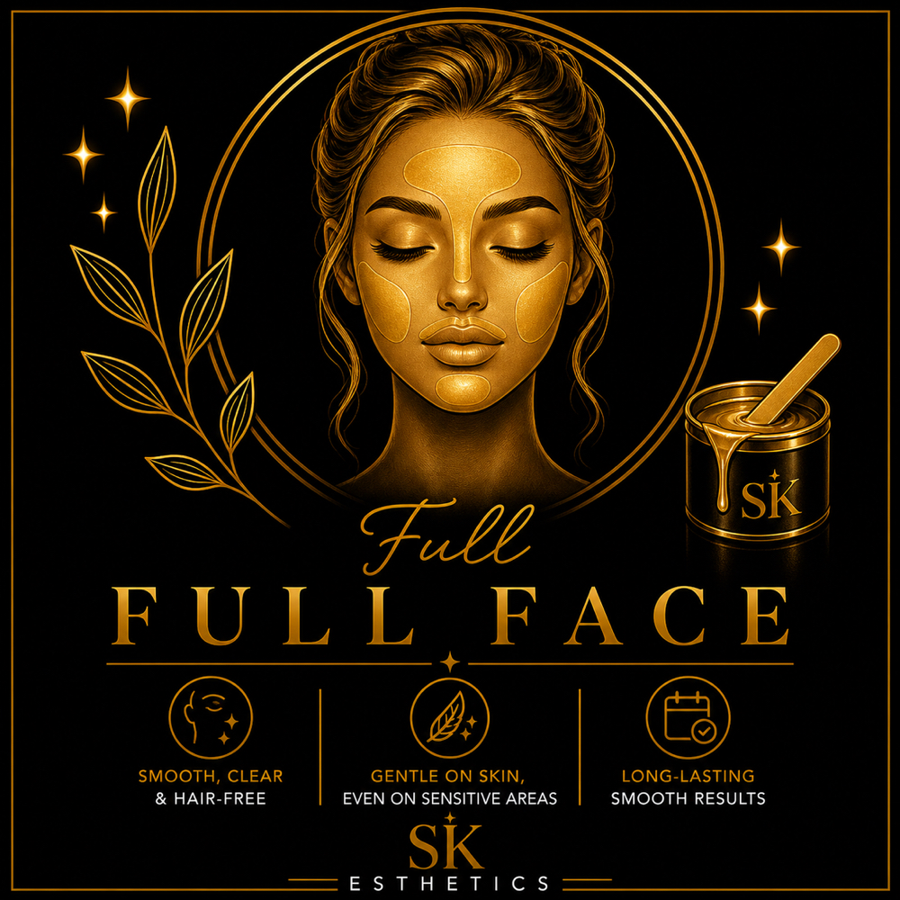 Full Face Wax at SK Esthetics in Lincoln, CA