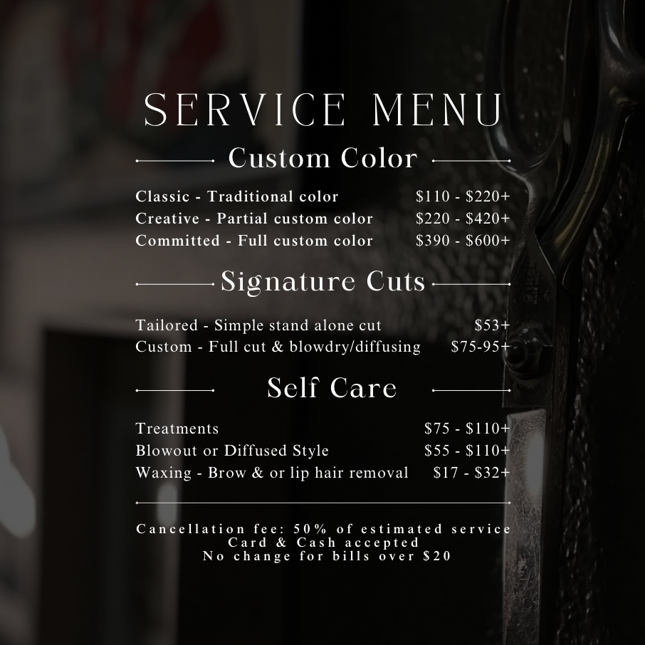 Service Menu