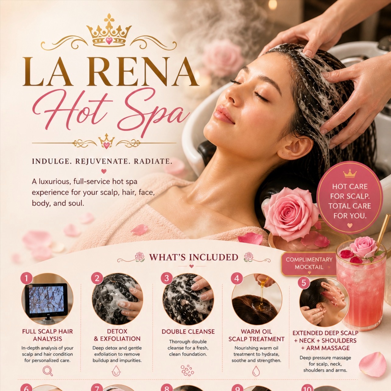 La Reina  | Head Spa | at Cataleya's Nail Salon and Boutique in Phoenix, AZ