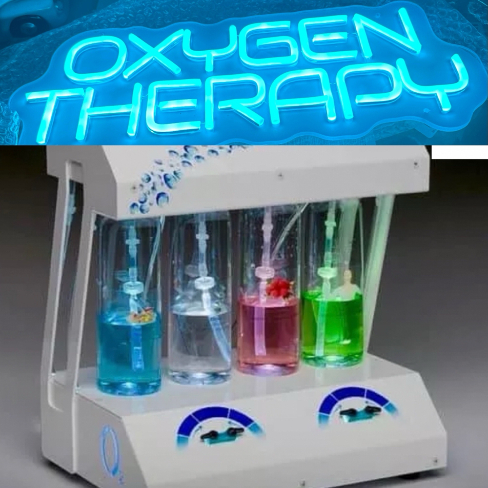 Oxygen bar therapy