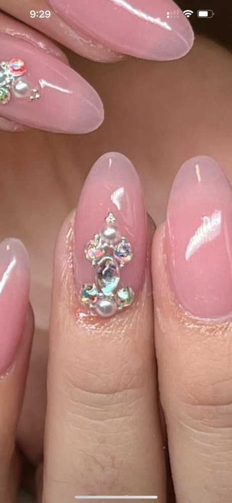 Medium Diamond Design at Nails By Lina 239 in Naples, FL