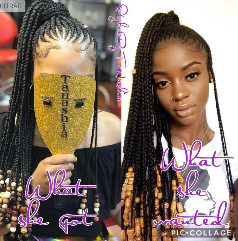 Smedium Feed In Ponytail