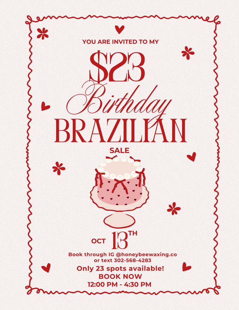 $23 Birthday Brazilian 🎉♎️