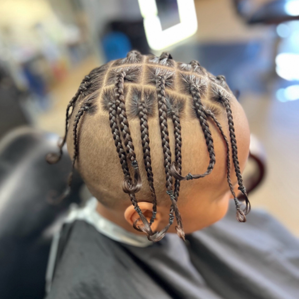 Kids Natural Indiviual Braids/half at Elegance Redefined in Belden, MS