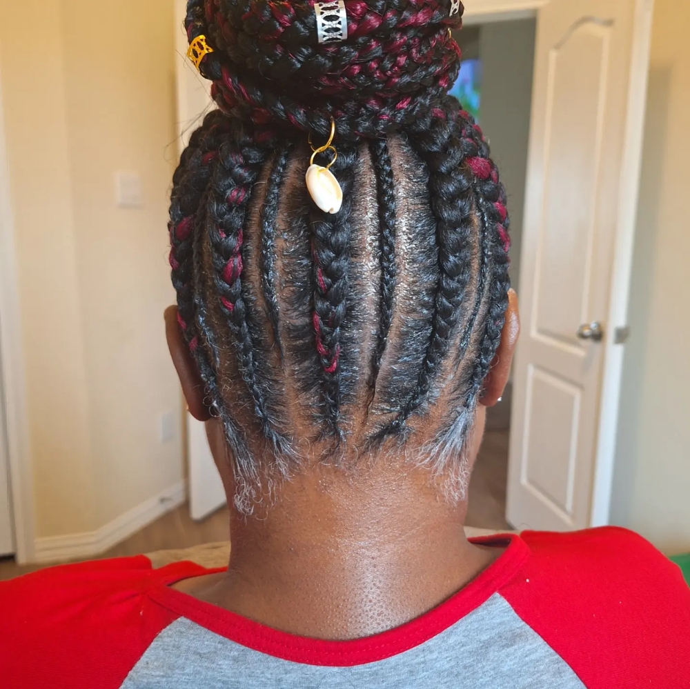 Medium Feed-In  Updo