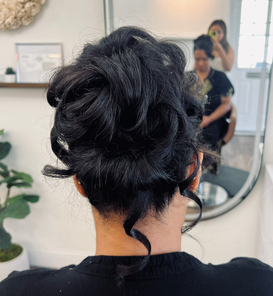 Curly Up-do