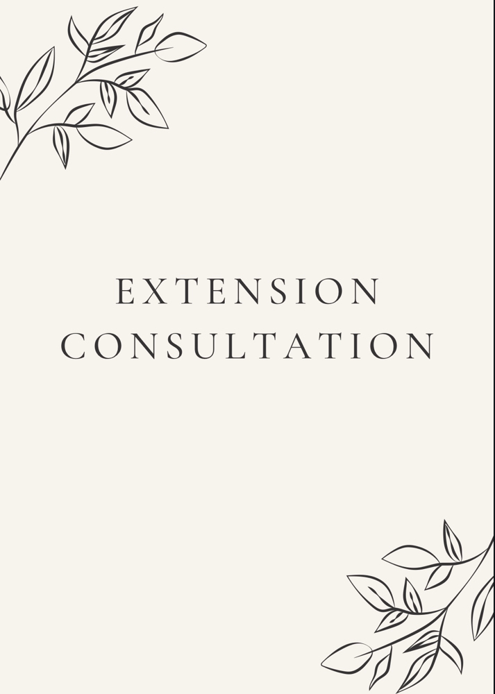 Extension Consultation