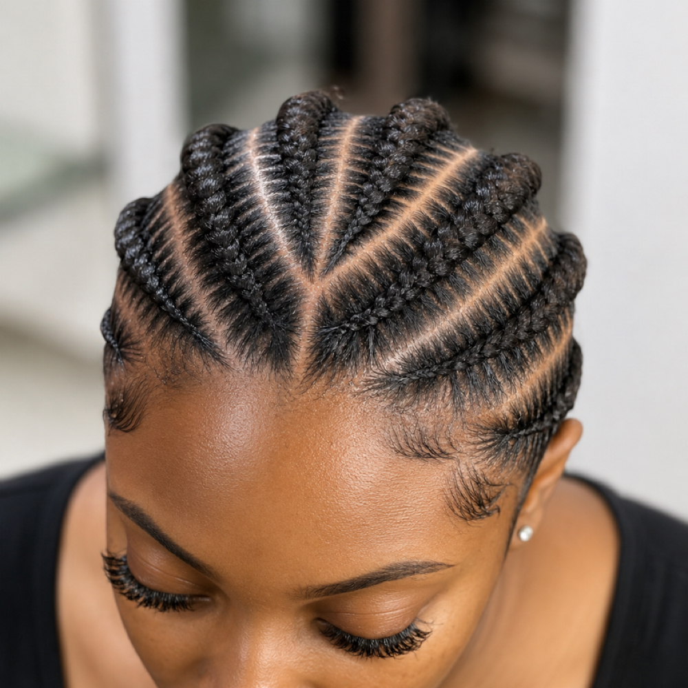 Women Cornrows at G'Nels Braids Studio in LYNNWOOD, WA