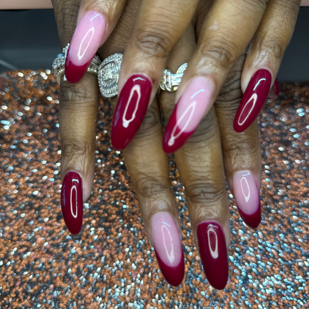 ALMOND, COFFIN, STILETTO LONG at Koated by Kish Nail Studio in Forney, TX