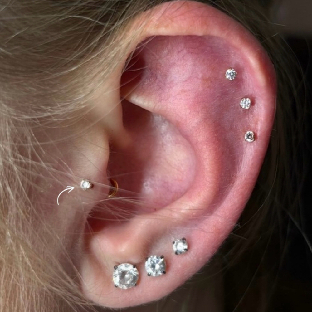 Tragus at Retro Glow Beauty Co in Enumclaw, WA