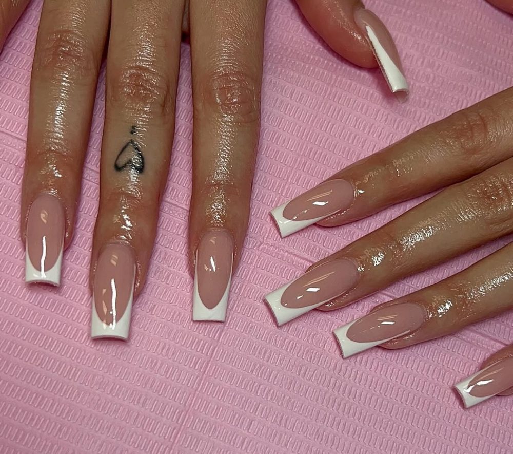 Long French Tip at Slayedbyaija in Temple Hills, MD