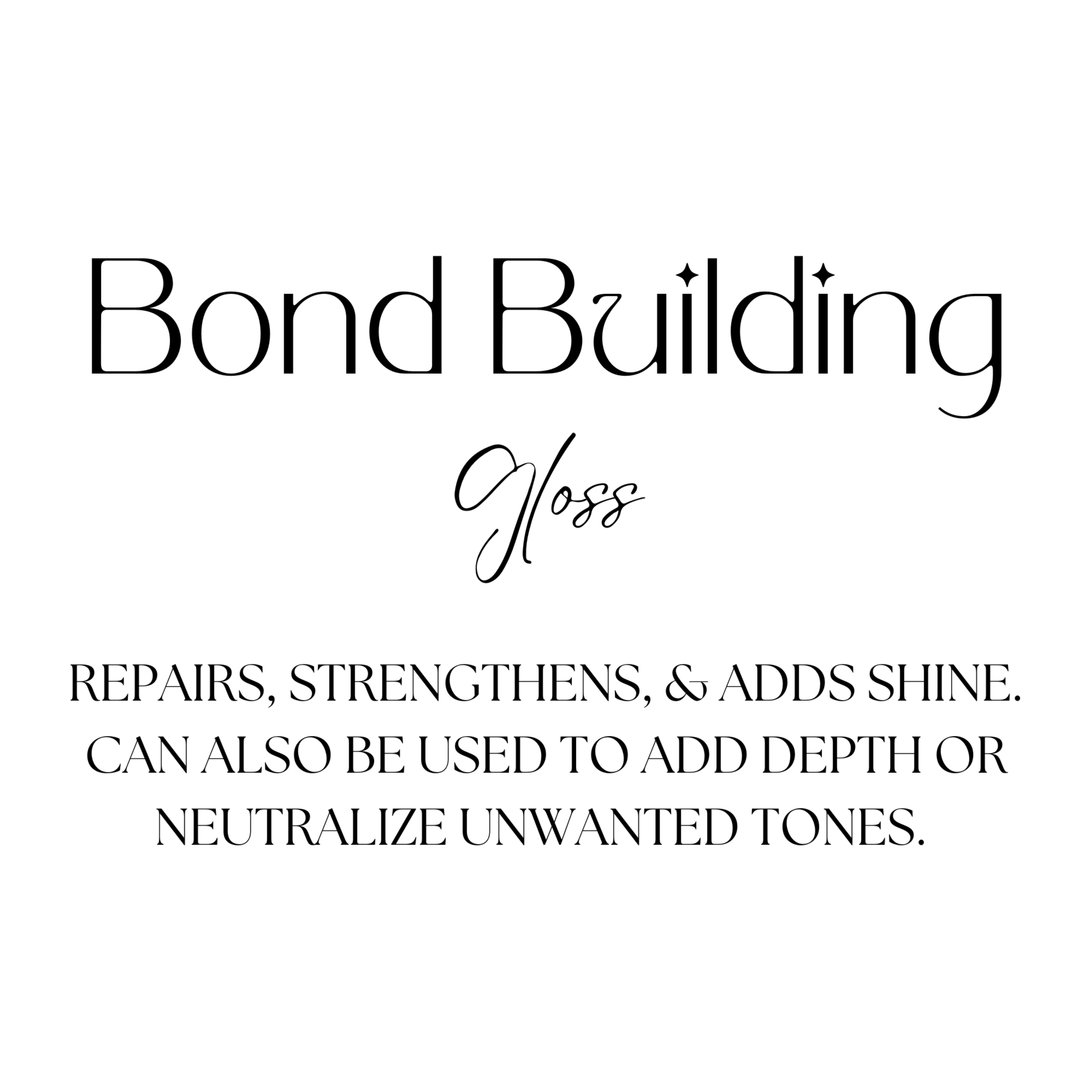 Bond Building Gloss Treatment at Lovettsville Hair Studio in Lovettsville, VA