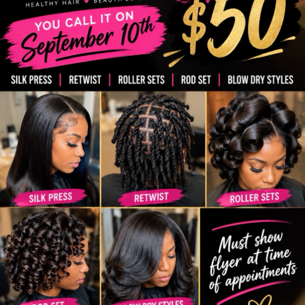 September 10 Special at Dejaunia Hair Therapy in Mansfield, TX