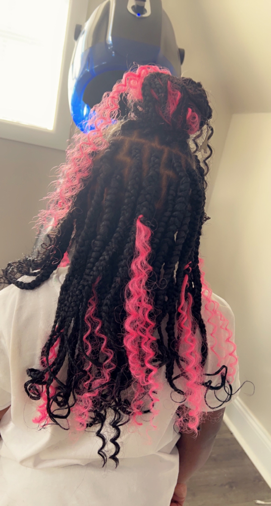 Goddess Box Braids/Over Locs