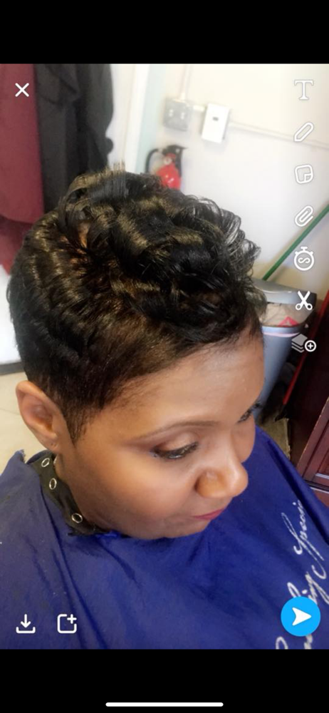 Relaxer Short Cut Style