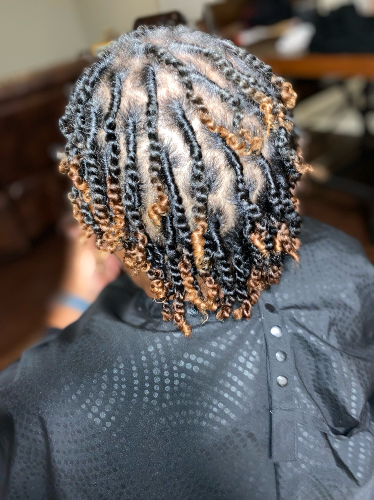 Large Starter Locs w/ 2Strand Twist at LUXE HAIR CARE in Mesquite, TX