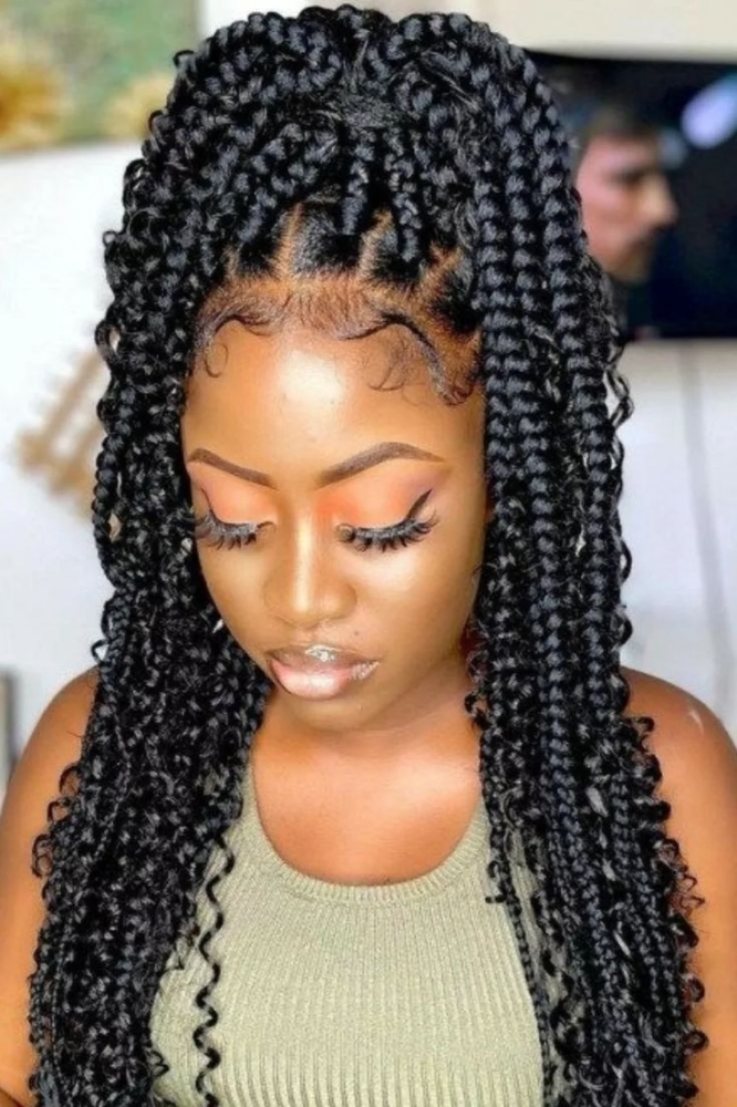 Medium Box Braids