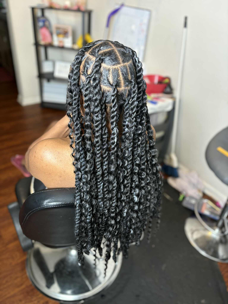 Large Boho Invisible Locs at Loc’d Em Up By Kaee in Mobile, AL