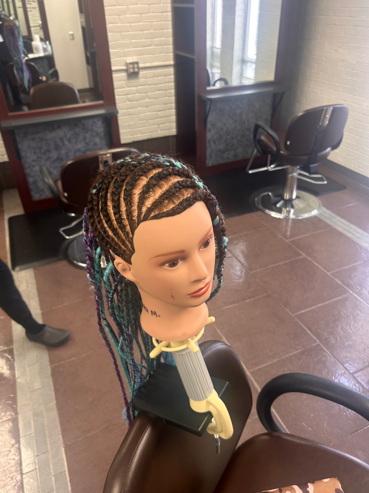 Braided Hair (cornrow)