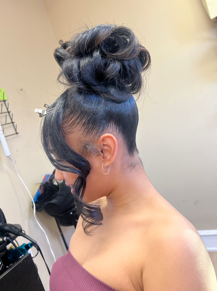 Natural Pin Up/updo