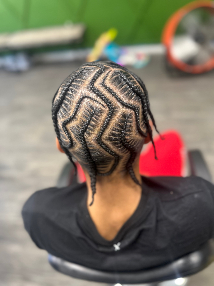 Mens Wash & Braid at Xio Hair & Beauty Bar in Rosedale, MD