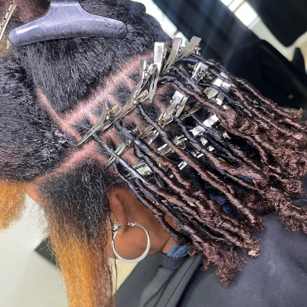 Xtra Small Partings-Locs (ADD ON) at Beauty Essence Studio in Texarkana, TX