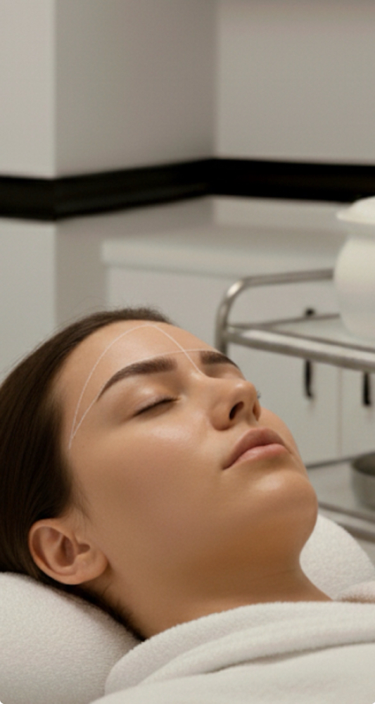 Brow mapping and shaping at Beautyfull Esthetics in Clarksville, TN