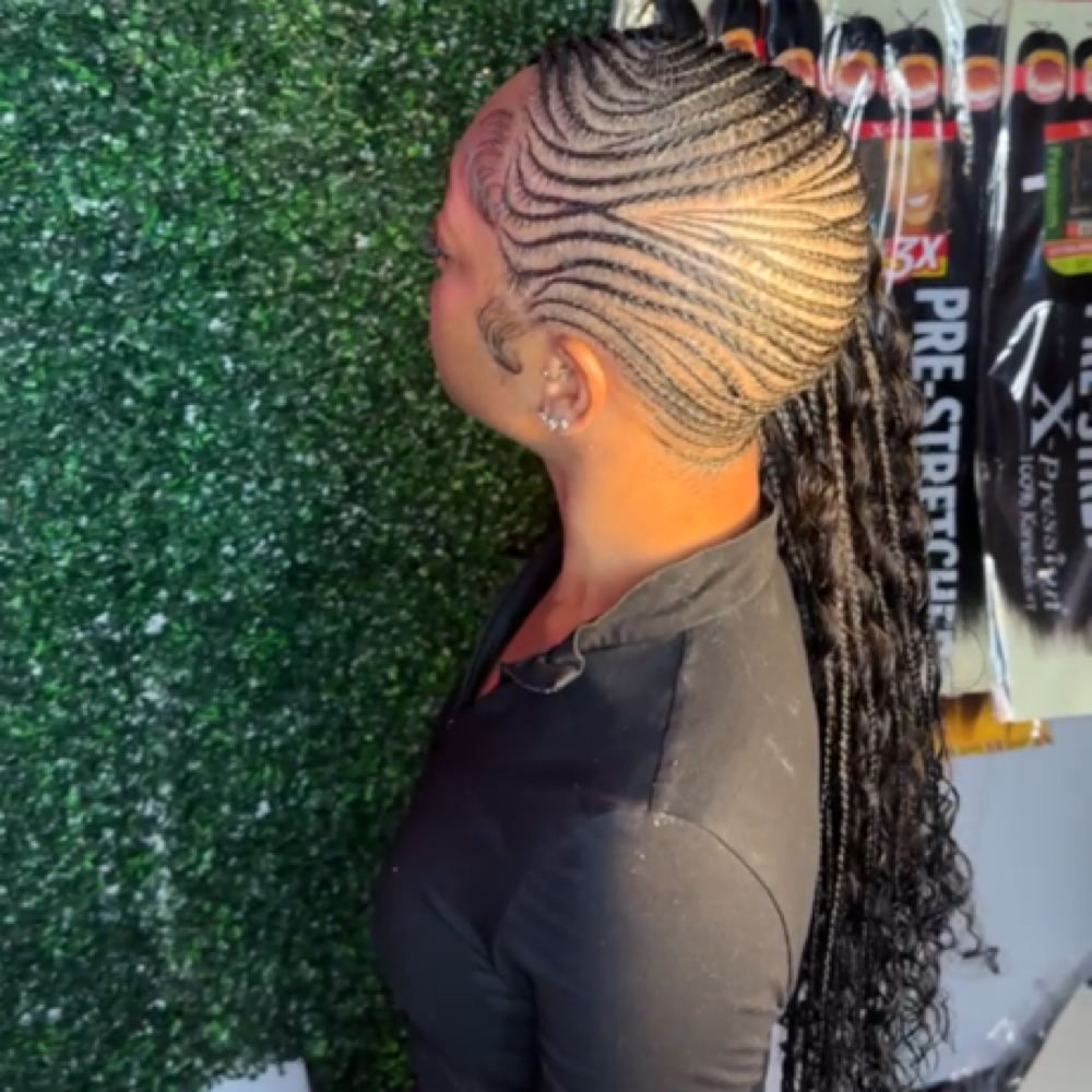 Small Boho Lemonade Braids at Exotic Slay in lanham, MD