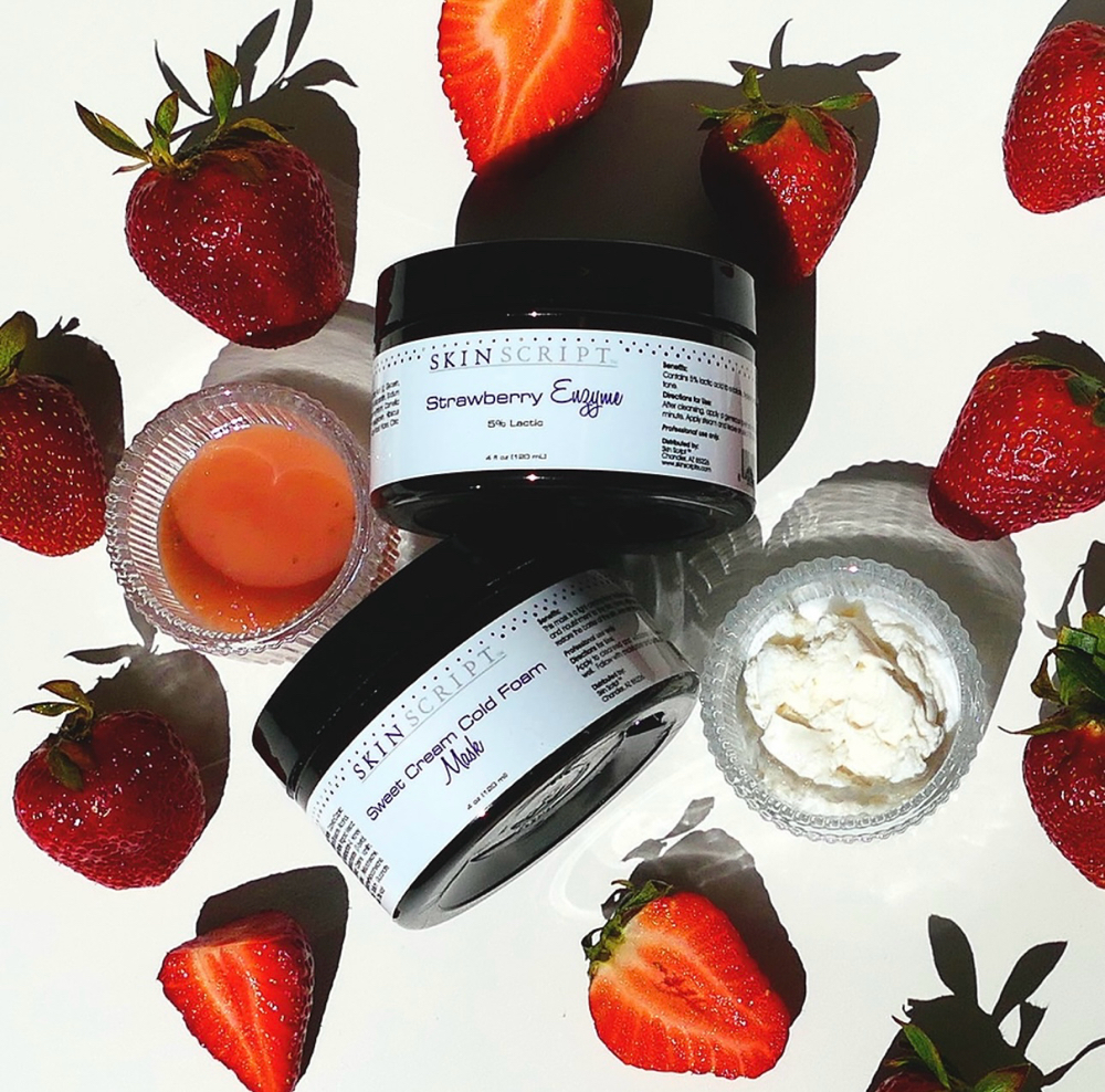 Strawberry Sweet Cream Facial 🍓☁️