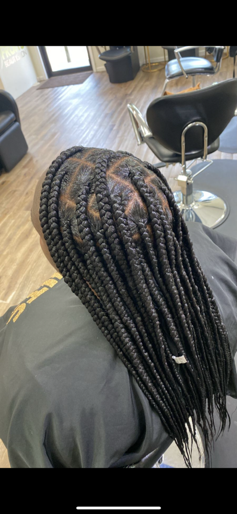 Large Knotless Braids at Silk & Slated Studio in Evansville, IN