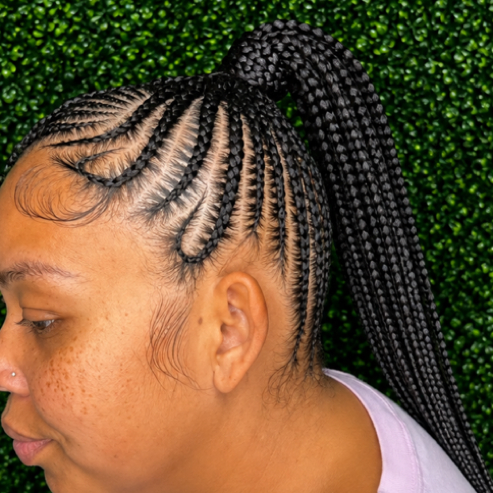 stitch ponytails at YolesBeautyMark in fort pierce, FL
