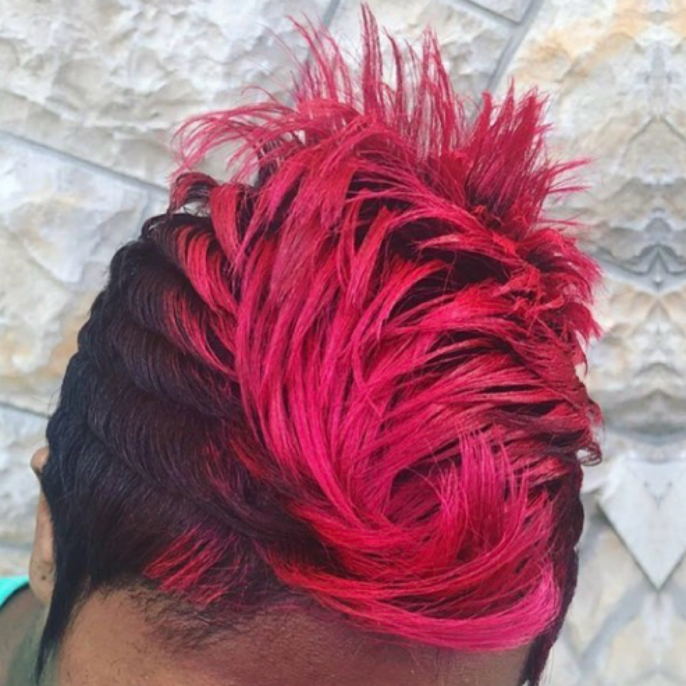 Relaxer, Color, Cut And Style. at Shear Pink Hair Studios in Chattanooga, TN