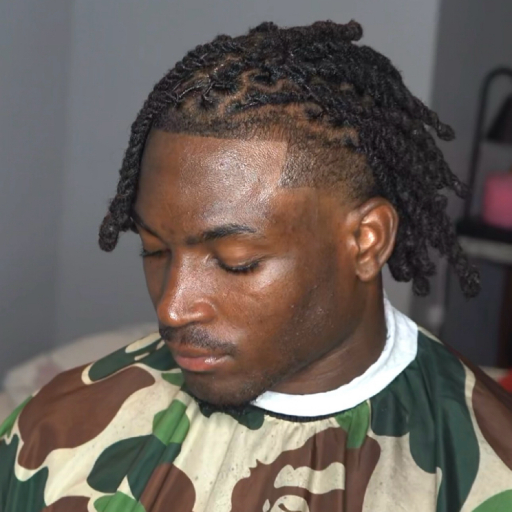 Retwist + Style + Cut at Journithebarber in Bloomington, IN