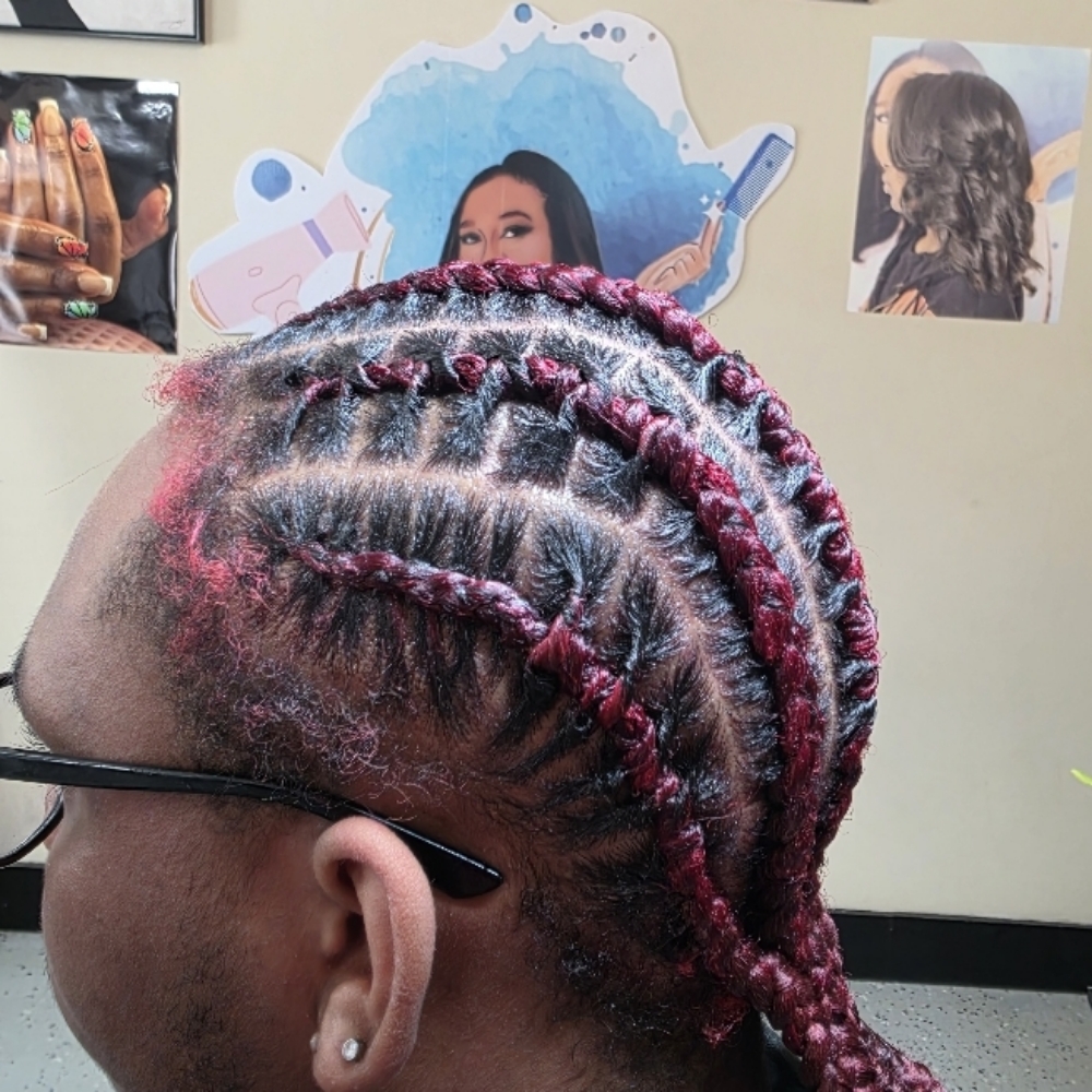 Men Braids at Luvv Beauty in Covington, GA