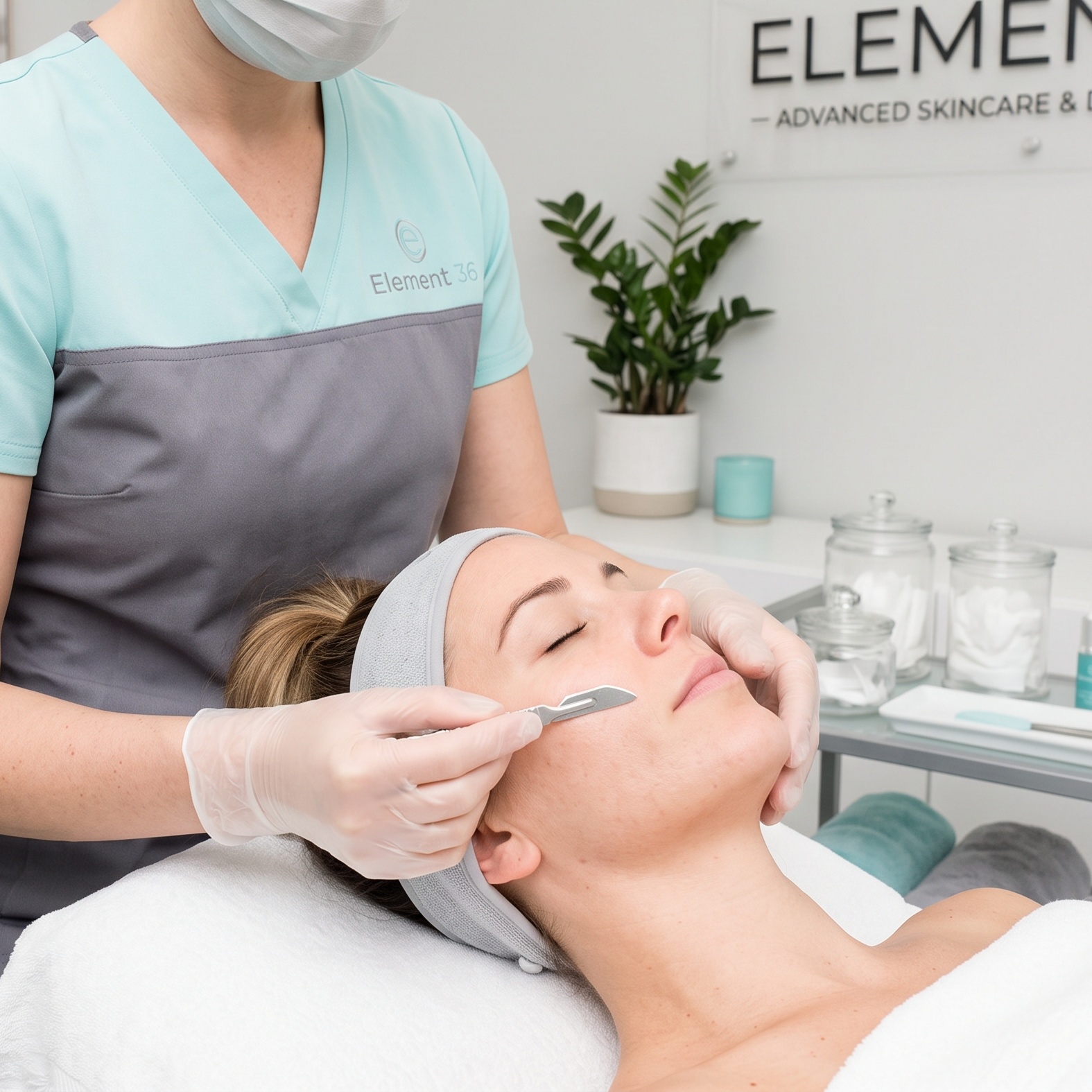 Ultra-Smooth Dermaplane Facial at Element 36 Spa in Pinckney, MI